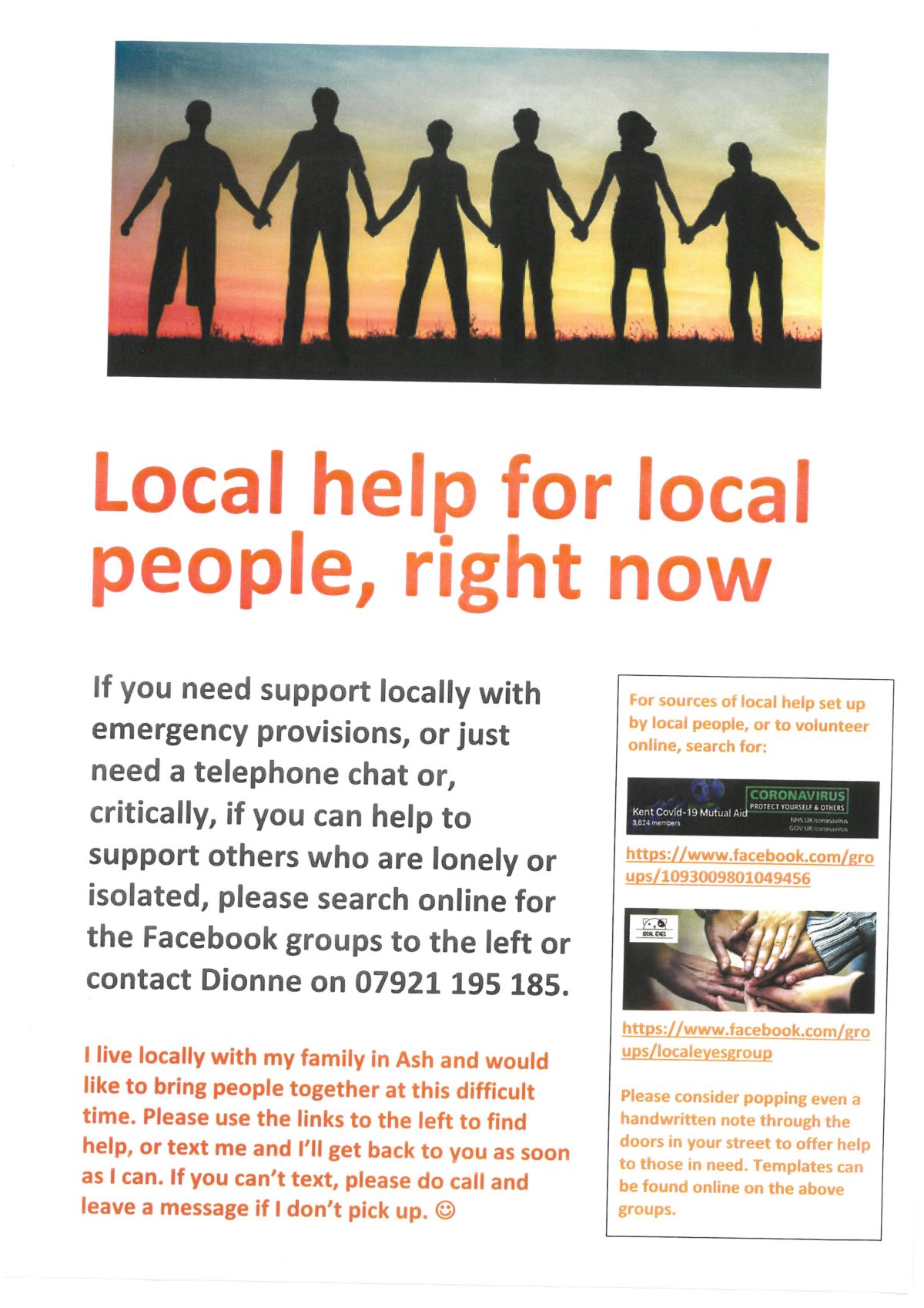 Local Help for Local People – New Ash Green